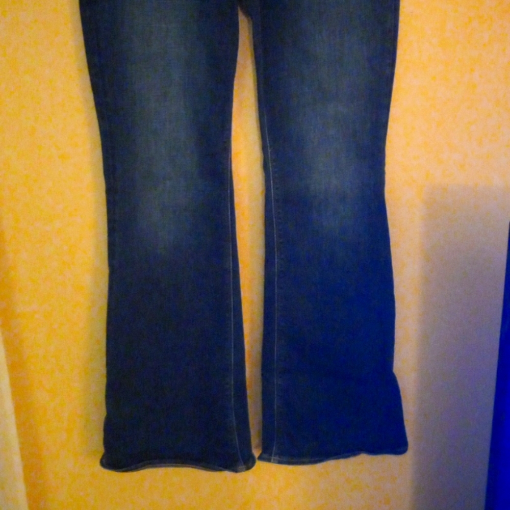 Flare leg jeans.  Worn once. Great quality.  Not my style. - Picture 2 of 6